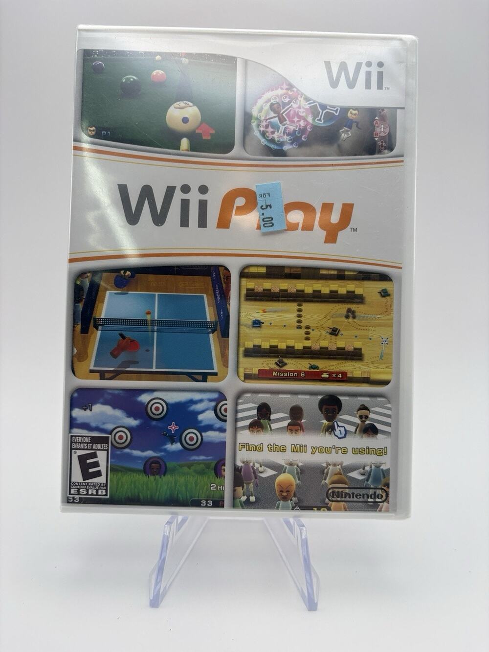 Wii Play Video Game For Nintendo Wii 2007 Brand New Factory Sealed!
